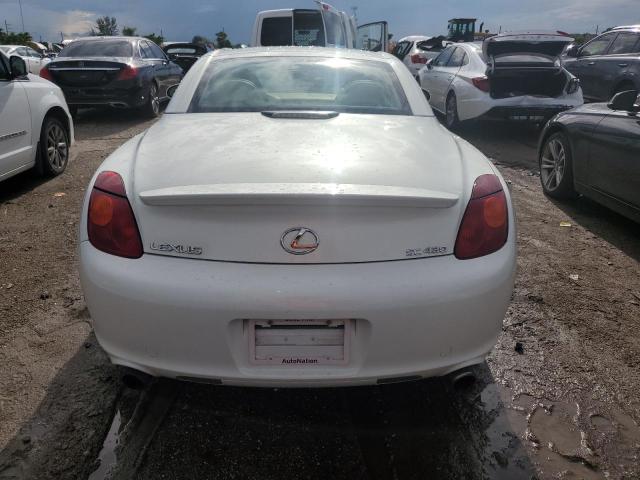 JTHFN48Y050062758 - 2005 LEXUS SC 430 WHITE photo 6