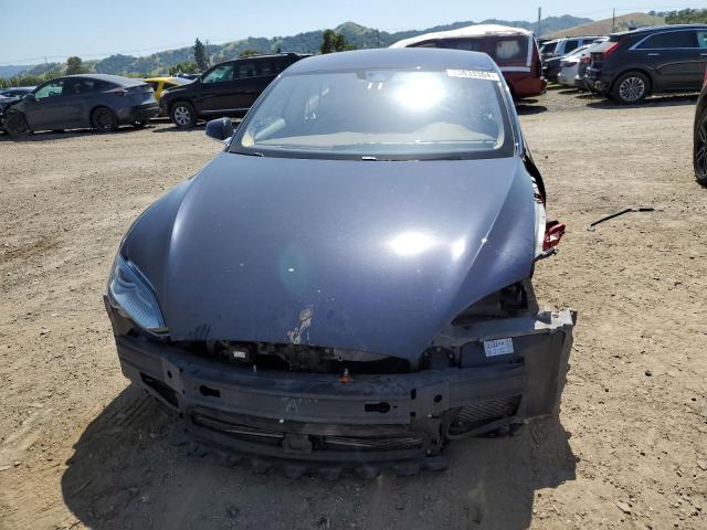 5YJSA1H15EFP58059 - 2014 TESLA MODEL S ლურჯი ფოტო 5