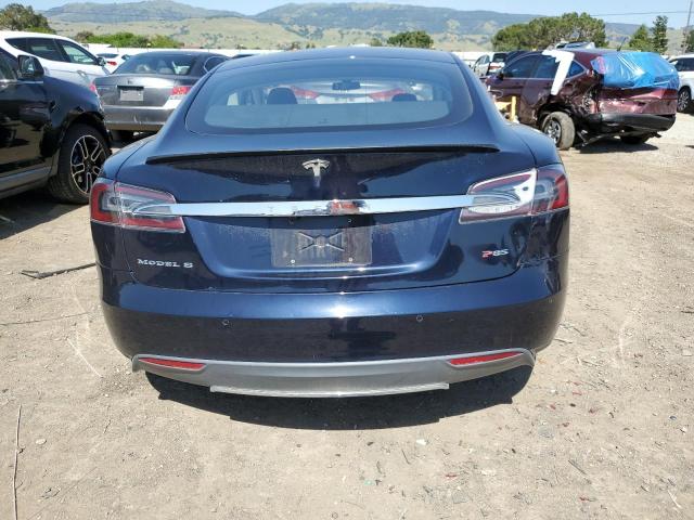 5YJSA1H15EFP58059 - 2014 TESLA MODEL S ლურჯი ფოტო 6