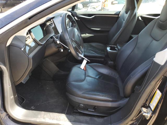 5YJSA1H15EFP58059 - 2014 TESLA MODEL S ლურჯი ფოტო 7