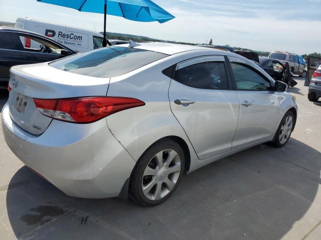 KMHDH4AE4DU872980 - 2013 HYUNDAI ELANTRA GLS SILVER photo 3