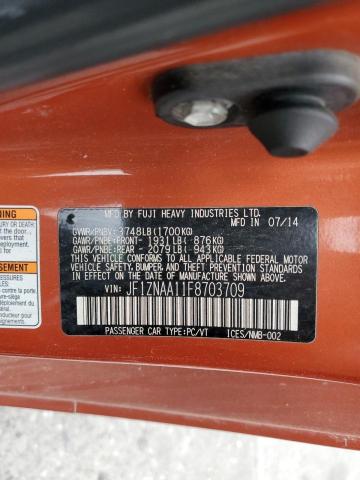 JF1ZNAA11F8703709 - 2015 TOYOTA SCION FR-S 红色 照片 12