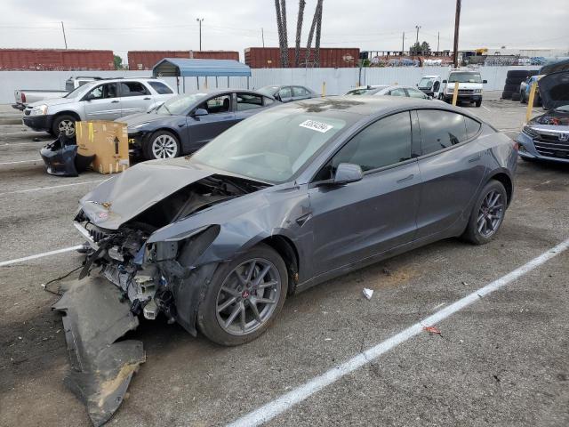 5YJ3E1EA3PF639703 - 2023 TESLA MODEL 3 GRAY photo 1