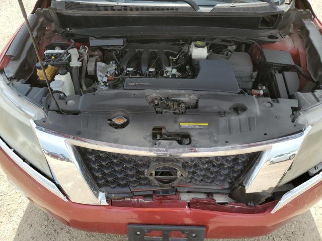 5N1AR2MN2EC615436 - 2014 NISSAN PATHFINDER S RED photo 12