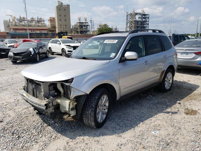 JF2SHADC4BH724811 - 2011 SUBARU FORESTER 2.5X PREMIUM SILVER photo 1