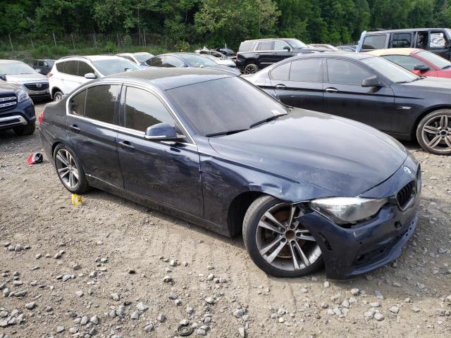 WBA8B9G59HNU49482 - 2017 BMW 330 I BLUE photo 4