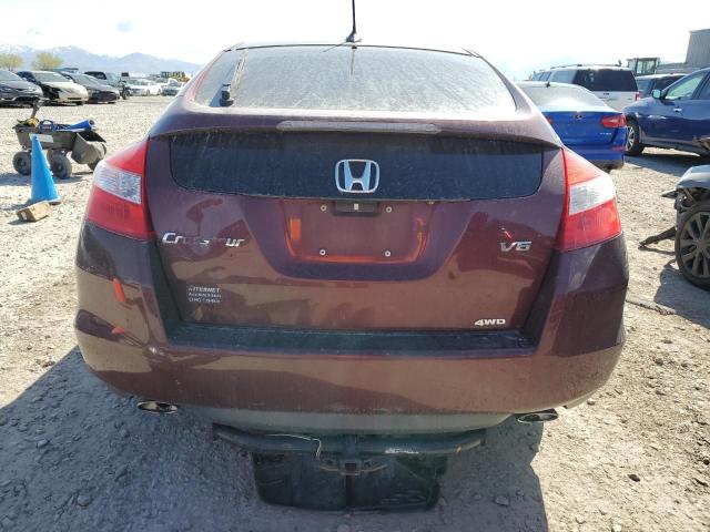 5J6TF2H52CL003809 - 2012 HONDA CROSSTOUR EXL ბურგუნდია ფოტო 6