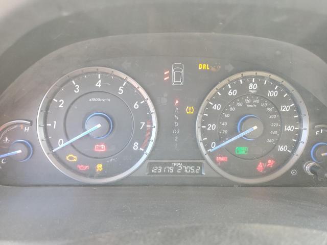 5J6TF2H52CL003809 - 2012 HONDA CROSSTOUR EXL ბურგუნდია ფოტო 9