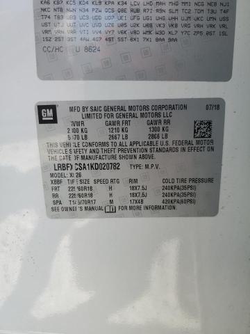 LRBFXCSA1KD020782 - 2019 BUICK ENVISION ESSENCE Սպիտակ լուսանկար 13