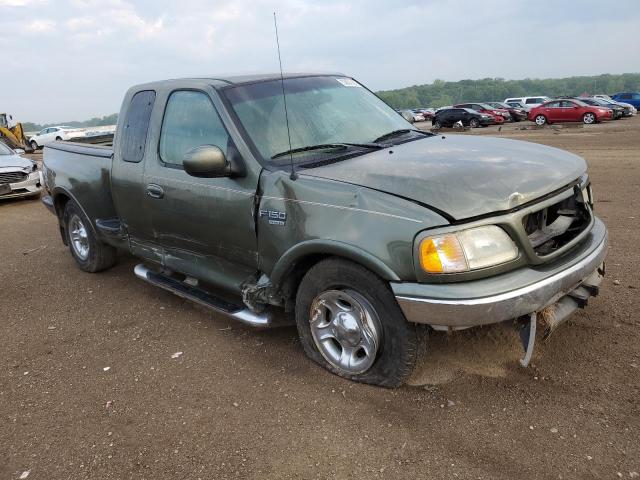 2FTRX07L92CA15126 - 2002 FORD F150 CREW GREEN photo 4