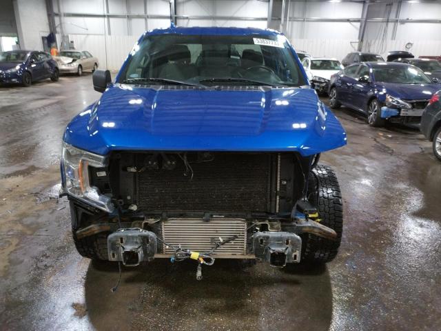 1FTEX1EP1JKD20835 - 2018 FORD F150 SUPER CAB BLUE photo 5