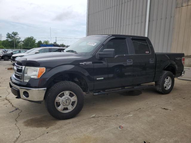 1FTFW1ET3EFB63652 - 2014 FORD F150 SUPERCREW BLACK photo 1