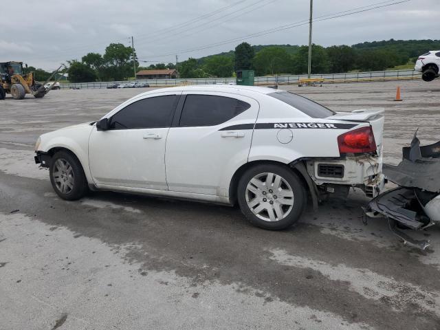 1C3CDZAB4EN125653 - 2014 DODGE AVENGER SE WHITE photo 2