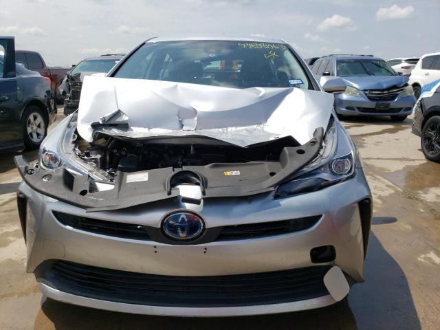 JTDKARFU1L3112488 - 2020 TOYOTA PRIUS L SILVER photo 5