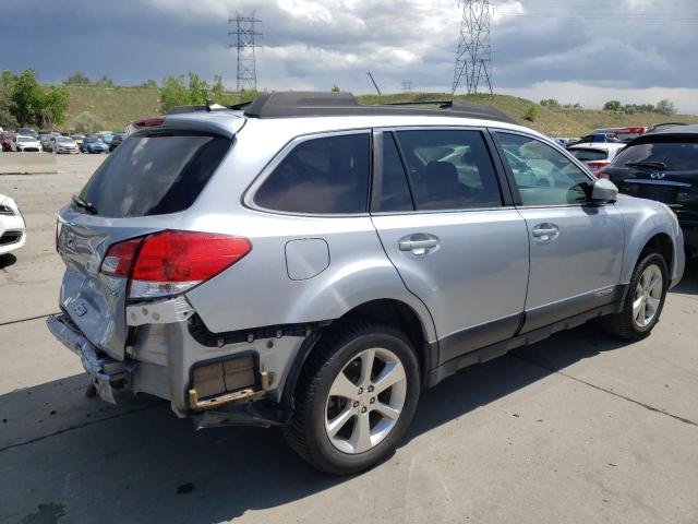 4S4BRBLC1E3326116 - 2014 SUBARU OUTBACK 2.5I LIMITED SILVER photo 3