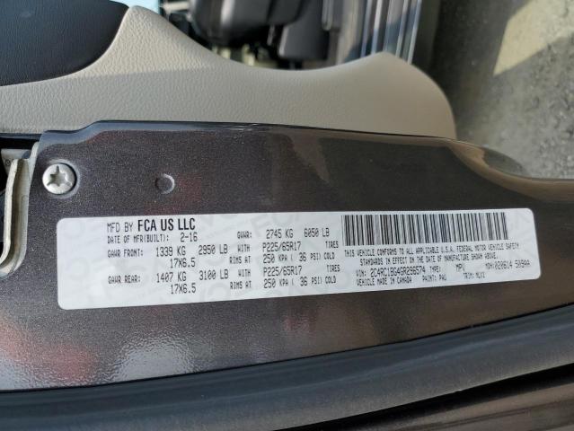 2C4RC1BG4GR296574 - 2016 CHRYSLER TOWN & COU TOURING 灰色 照片 13