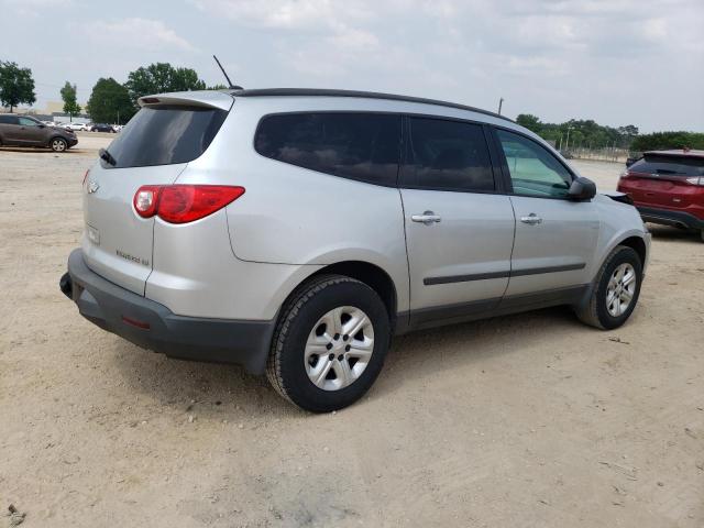 1GNKRFED7BJ368290 - 2011 CHEVROLET TRAVERSE LS SILVER photo 3