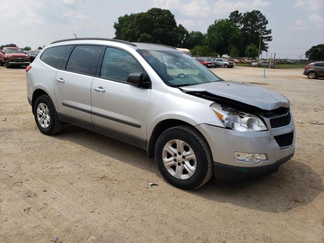 1GNKRFED7BJ368290 - 2011 CHEVROLET TRAVERSE LS SILVER photo 4