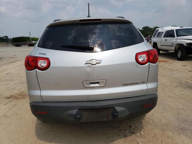 1GNKRFED7BJ368290 - 2011 CHEVROLET TRAVERSE LS SILVER photo 6