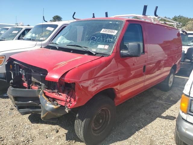 1FTNE2EW0BDB04404 - 2011 FORD ECONOLINE E250 VAN RED photo 1