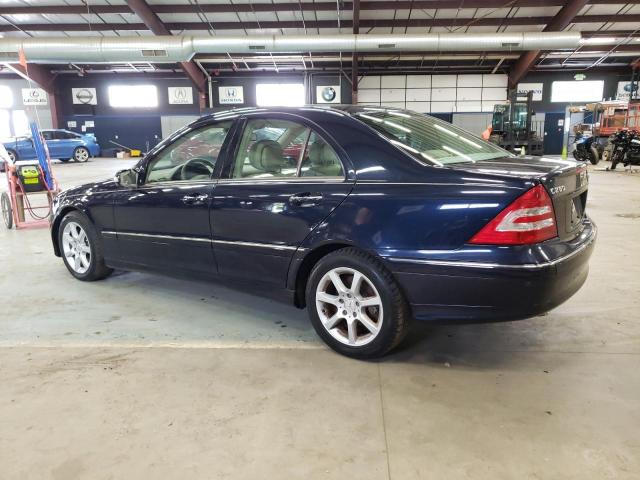 WDBRF92H07F929236 - 2007 MERCEDES-BENZ C 280 4MATIC BLUE photo 2