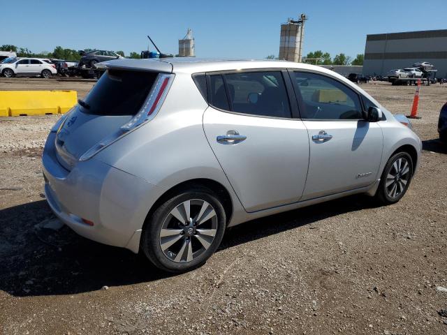 1N4BZ0CP2HC303059 - 2017 NISSAN LEAF S SILVER photo 3