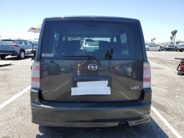 JTLKT324764117680 - 2006 TOYOTA SCION XB BLACK photo 6