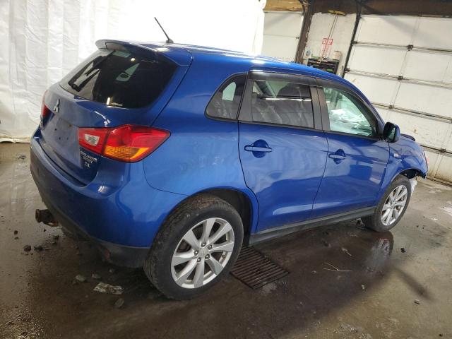 4A4AR3AW6FE027707 - 2015 MITSUBISHI OUTLANDER ES BLUE photo 3