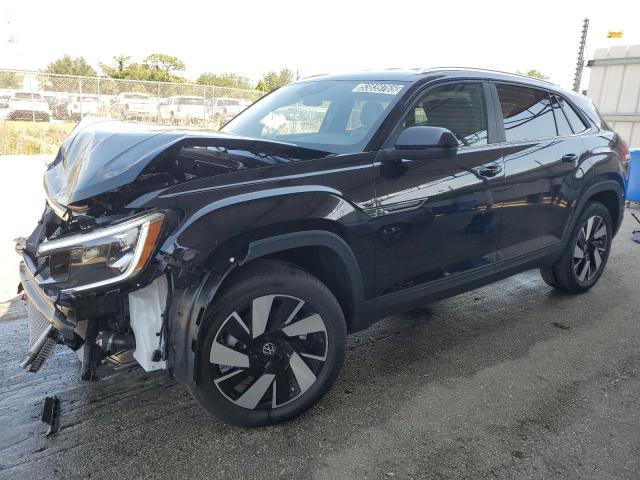 1V2WE2CA5SC207253 - 2025 VOLKSWAGEN ATLAS CROS SE BLACK photo 1