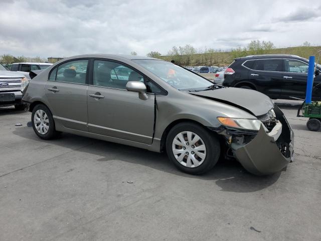 1HGFA16546L121137 - 2006 HONDA CIVIC LX BROWN photo 4