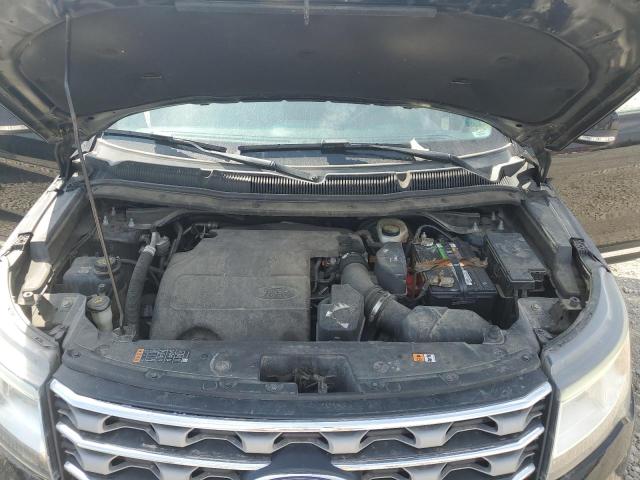 1FM5K8D89HGB61654 - 2017 FORD EXPLORER XLT BLACK photo 12