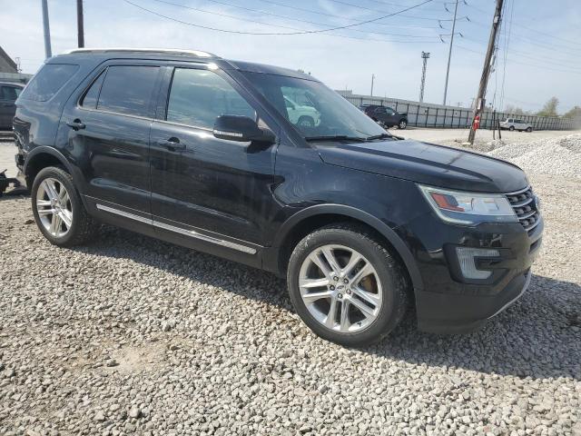 1FM5K8D89HGB61654 - 2017 FORD EXPLORER XLT BLACK photo 4