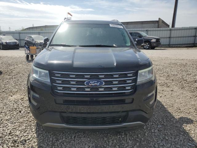 1FM5K8D89HGB61654 - 2017 FORD EXPLORER XLT BLACK photo 5