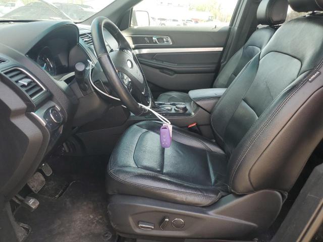 1FM5K8D89HGB61654 - 2017 FORD EXPLORER XLT BLACK photo 7