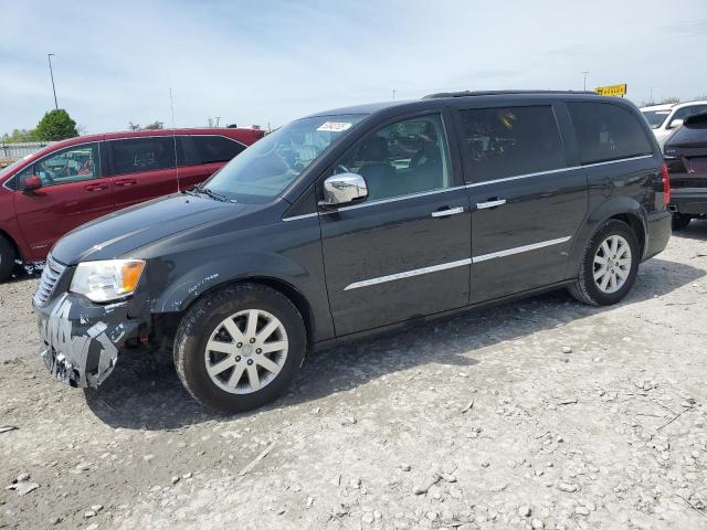2C4RC1CG6CR369081 - 2012 CHRYSLER TOWN & COU TOURING L GRAY photo 1