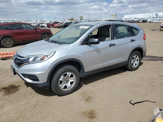 5J6RM4H38FL065147 - 2015 HONDA CR-V LX SILVER photo 1