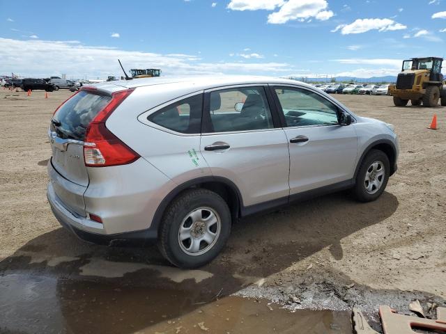 5J6RM4H38FL065147 - 2015 HONDA CR-V LX SILVER photo 3