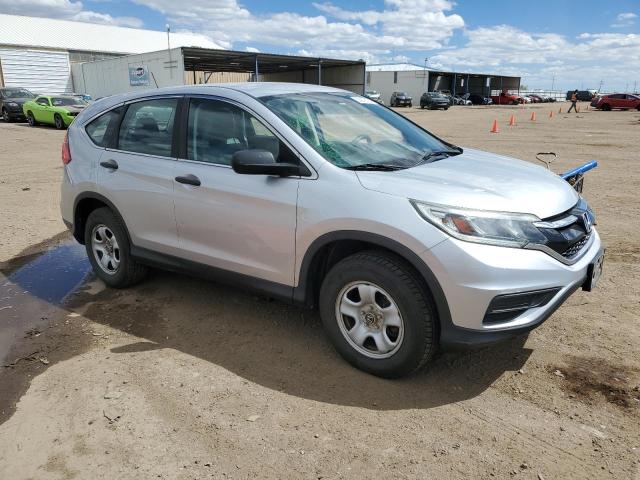 5J6RM4H38FL065147 - 2015 HONDA CR-V LX SILVER photo 4