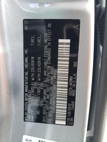 5TDGZRBH7NS227069 - 2022 TOYOTA HIGHLANDER XLE Gümüş foto 13