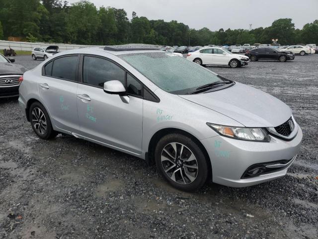 2HGFB2F98DH546795 - 2013 HONDA CIVIC EXL 银色 照片 4