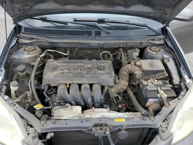 2T1KR32E45C415182 - 2005 TOYOTA COROLLA MA XR GRAY photo 11