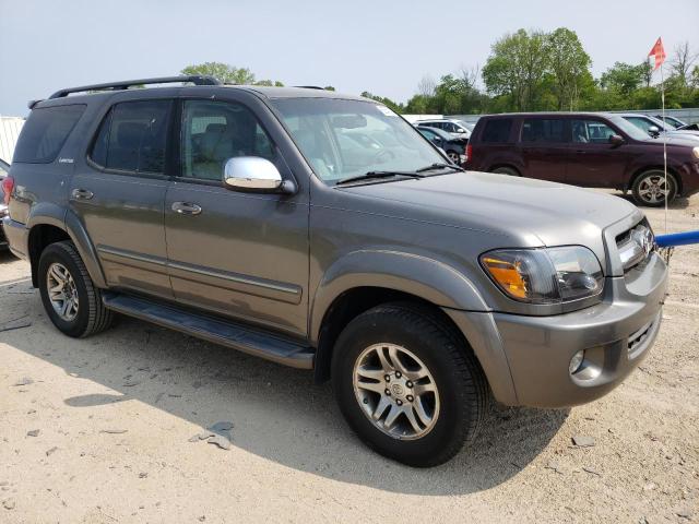 5TDBT48A87S281511 - 2007 TOYOTA SEQUOIA LIMITED GRAY photo 4