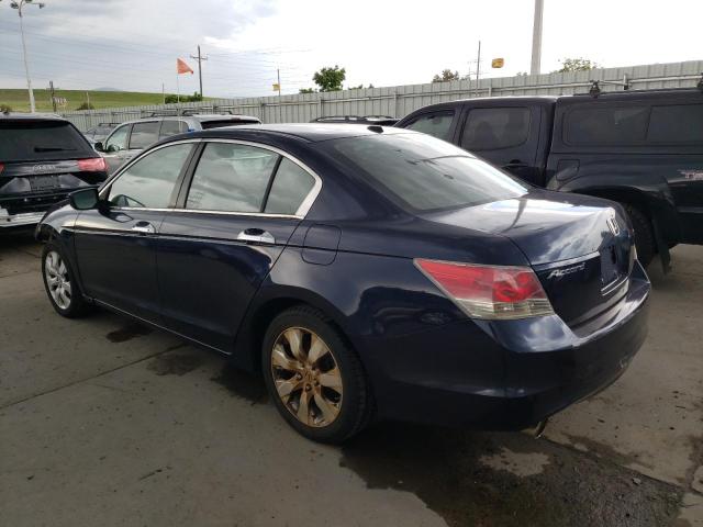 1HGCP36868A006285 - 2008 HONDA ACCORD EXL BLUE photo 2