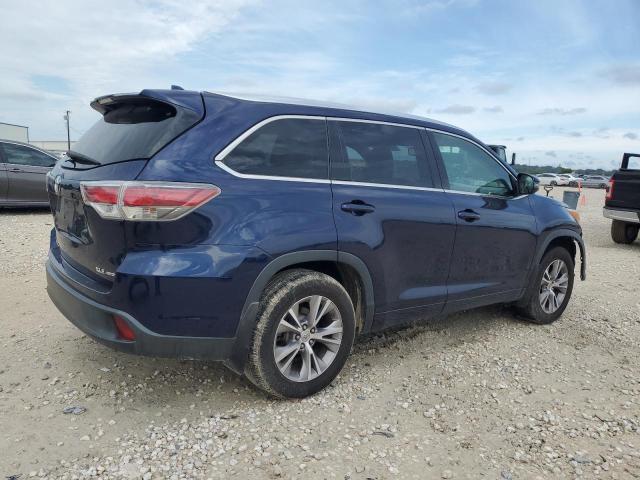 5TDJKRFH6FS141483 - 2015 TOYOTA HIGHLANDER XLE Mavi foto 3