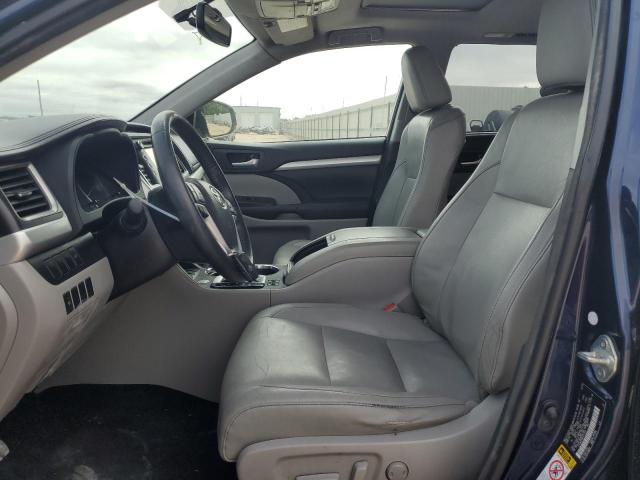 5TDJKRFH6FS141483 - 2015 TOYOTA HIGHLANDER XLE Mavi foto 7