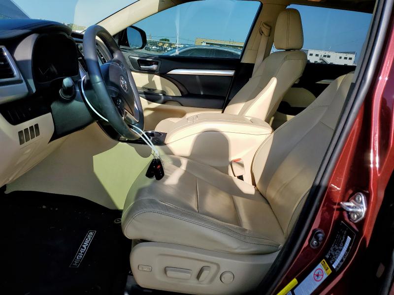 5TDKKRFH6ES026000 - 2014 TOYOTA HIGHLANDER XLE 栗色 照片 7