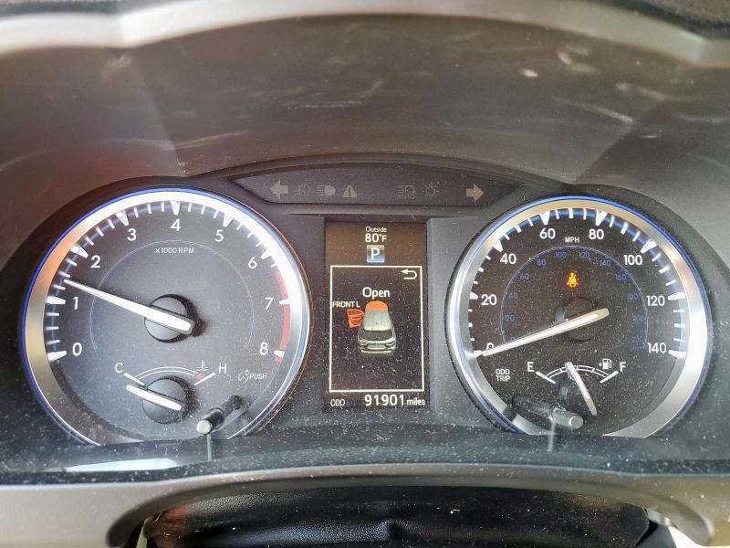 5TDKKRFH6ES026000 - 2014 TOYOTA HIGHLANDER XLE 栗色 照片 9