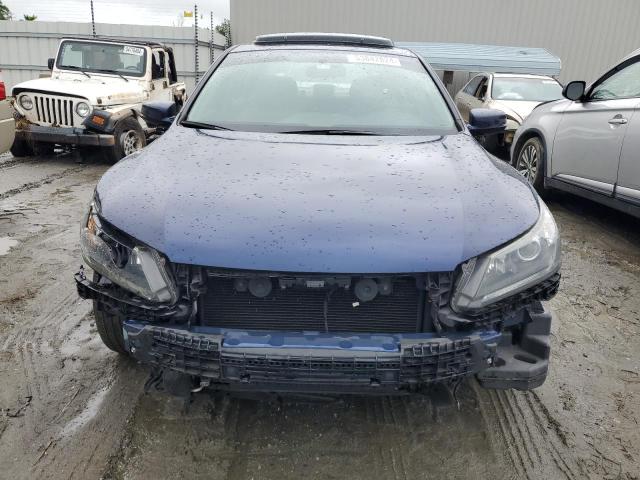 1HGCR2F76FA073672 - 2015 HONDA ACCORD EX BLUE photo 5