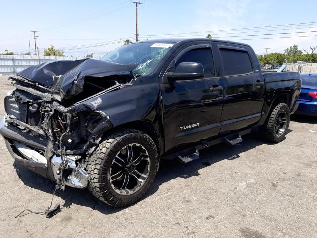 5TFEM5F18JX128230 - 2018 TOYOTA TUNDRA CREWMAX SR5 BLACK photo 1