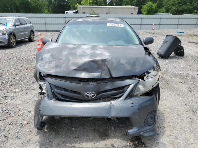 2T1BU4EE9BC723590 - 2011 TOYOTA COROLLA BASE GRAY photo 5